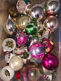 Vintage Christmas ornaments