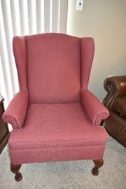 UPHOLSTERED WING BACK CHAIR (NEWTON)