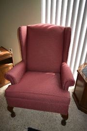 UPHOLSTERED WING BACK CHAIR (NEWTON)