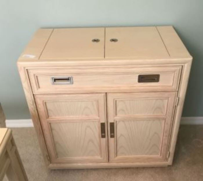 $50.  Small buffet or sideboard.  
All items MUST be picked up on March 21st or 22nd only.  If you are unable to do this please email rcullen@virtualparalegalny.com PRIOR to purchasing.
Sale has a house full of items available for sale, you are welcome to shop when you pick up your purchased items.  Lots of home decor, 2 closets FULL of ladies clothes and shoes, all like new and name brand, garage stuff, kitchen stuff etc.
GREAT PRICES!