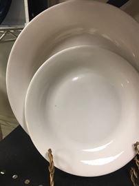 Into catering functions of around 100, here is your chance at dinnerware.   100+ of each size plates