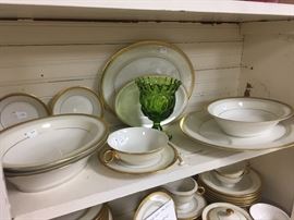 Haviland china with gold trim