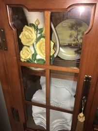 Imperial Grape and cable ruffled plates