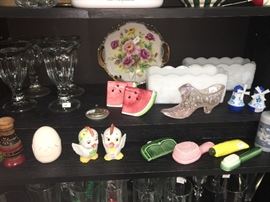 collection of salt and pepper items