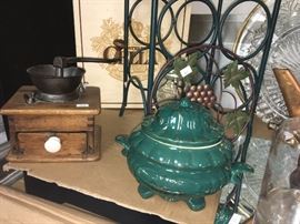 antique coffee grinder