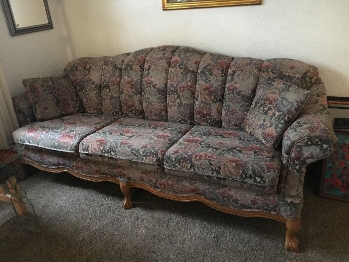 Victorian Couch & Loveseat