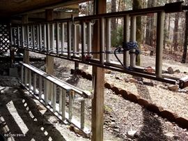 13 Ft and 30 Ft extension ladders