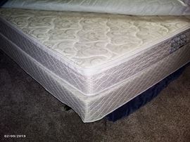Extended queen sleep number bed