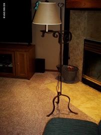 Lamp adjusts up or down