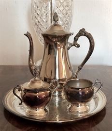 Newport by Gorham, Silverplate Tea Service