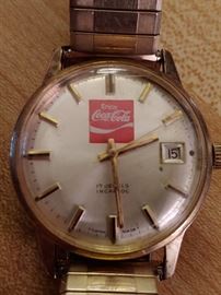 Vintage Enjoy Coca Cola Incabloc Watch 