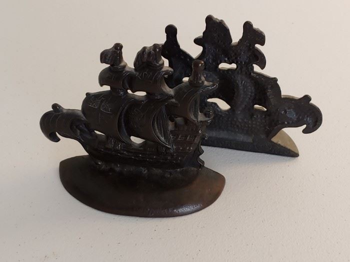 Sailing Ship Bookends