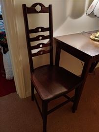 Antique Ladder Back Chair