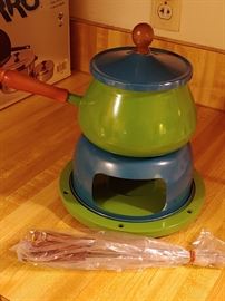 Vintage Fondue Set