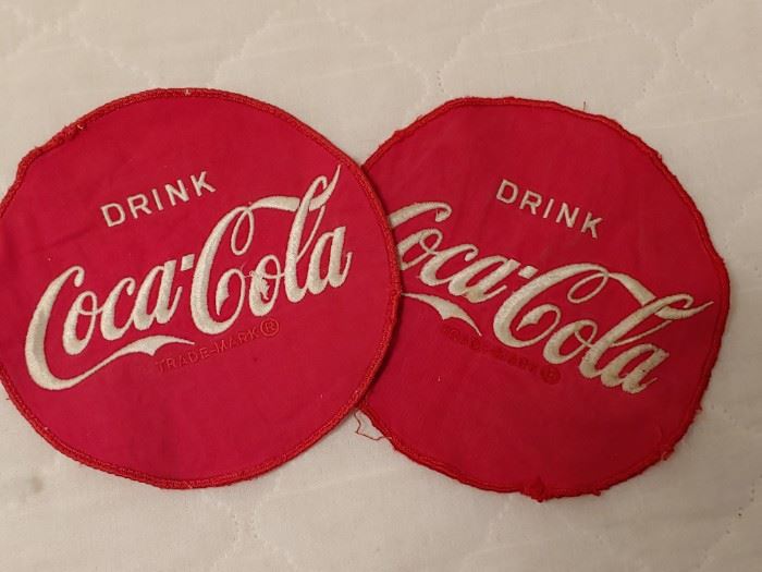 Large Coca Cola Uniform Jacket Patches