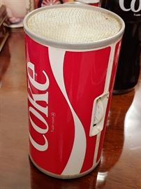 Coke Figural Can Radio