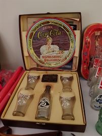 75th Anniversary Coca Cola Set