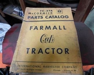 Farmall Cub Tractor Parts Catalog