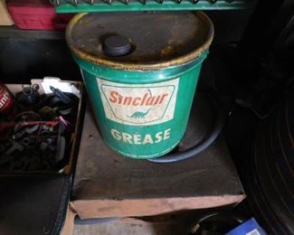 Old Sinclair Grease Can