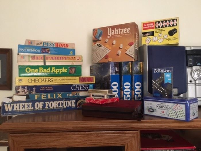 Vintage and modern games