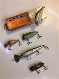 Vintage fishing lures