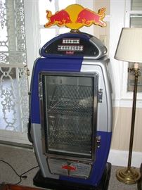 Red Bull beverage refrigerator