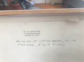 ZAKRZEWSKI, ONE OF TWO WORKS BY THIS ARTIST 