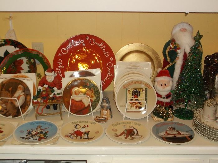 Norman Rockwell Christmas plate collection