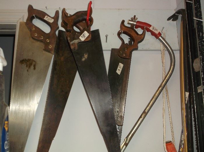 Antique hand saws