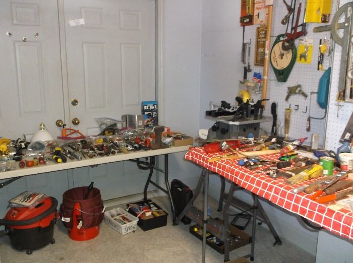 Work room full of tools