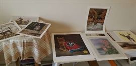 Lots of prints Both the Tennessee Bicentennial print on a large and quite a few smaller editions