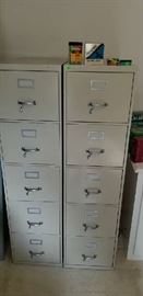 2 very nice file cabinets