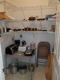 A Nice Revereware Copper Cooking Set