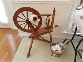 Flax wheel with all parts intact