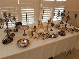 Silver-plate and one Sterling piece can you guess what?