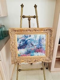 A Monet Print with an exquisite frame