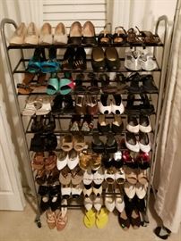 A multitude of designer shoes!