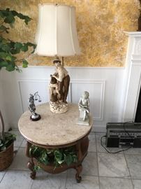 marble top table