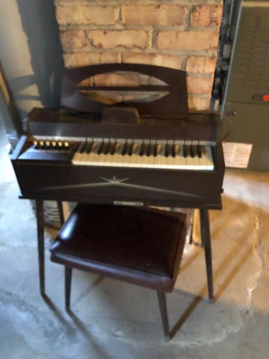 old toy kids piano