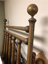 Solid Brass  headboard/footboard