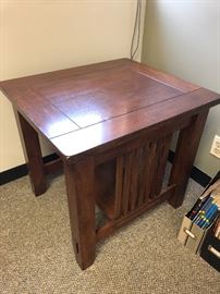 Wooden end table