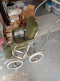 Very cool vintage stroller 1940s