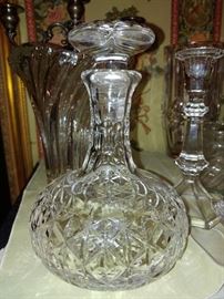 Beautiful crystal decanter