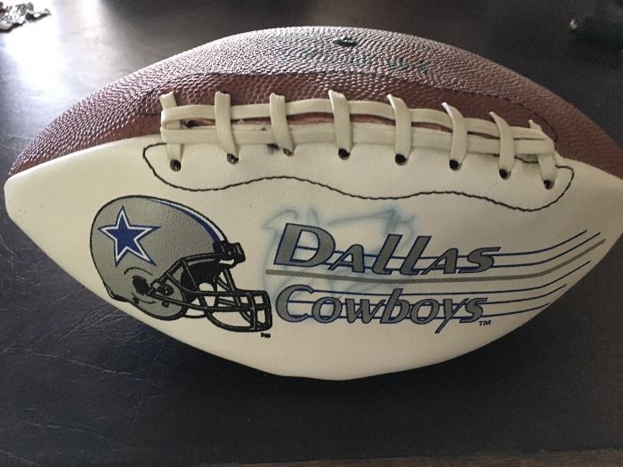 Authentic Dallas Cowboys Emmitt Smith signed football