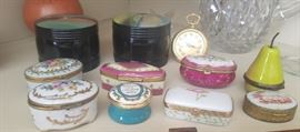 Limoges trinket boxes 