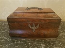 Antique tea caddy 