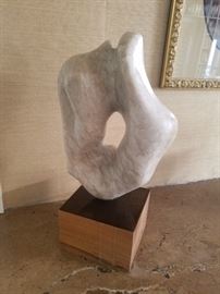 Modernist stone sculpture 
