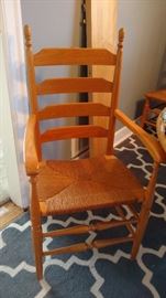 One of 2 armchairs and 4 side chairs. Well made.
