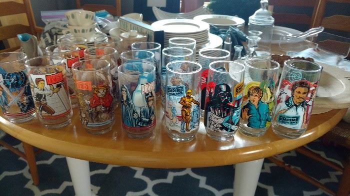 Star Wars collectible glasses