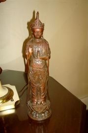 Oriental bronze figurine.